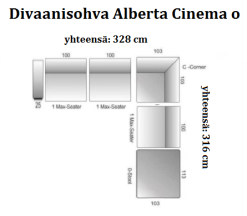Divaanisohva Alberta Cinema O -Default Template 4 divaanisohva alberta cinema o