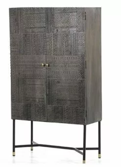 Harmaa Kaappi Kuviopaneeli Isa Gr 95648