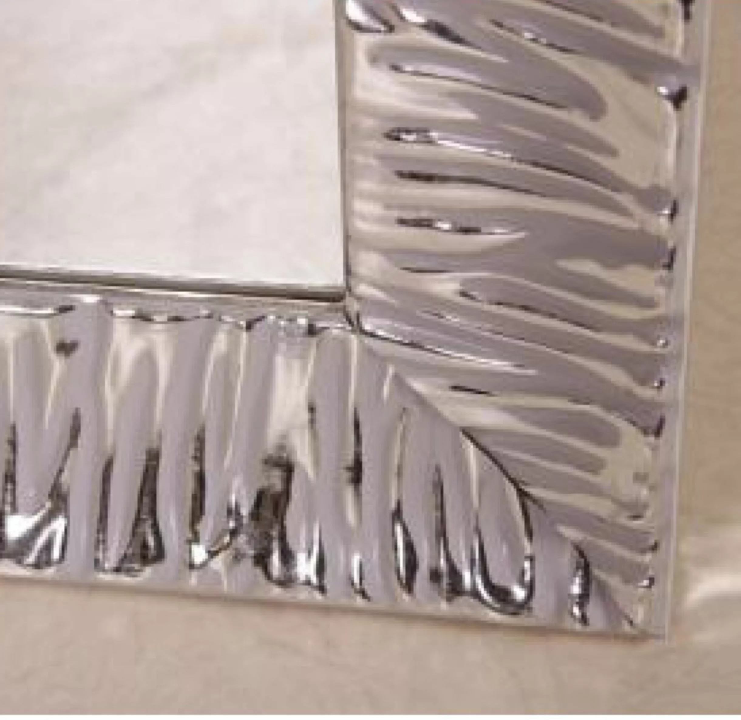 Peili Valko-hopea Kehys Sp418 F 2 Peili Valko-hopea Kehys Sp418 F - Image 2