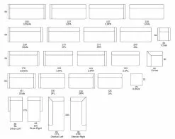 Sohva Dalma 3 8 Sohva Dalma 3 -Default Template 4 moduulisohva dalma pohjakartta