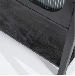 Vitriinikaappi Eden Musta 12 Vitriinikaappi Eden Musta -Default Template 4 musta kapea kaappi lasiovilla eden jalat