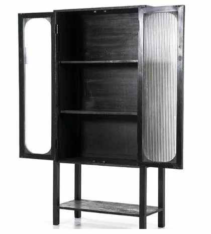 Vitriinikaappi Eden Musta 2 Vitriinikaappi Eden Musta - Image 2