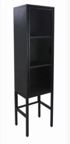 Tummanharmaa Metallikaappi Display Bf-mc150