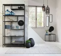 Musta Korkea Avohylly Ylaya -916 -Default Template 4 musta korkea avohylly metallinen avohylly3