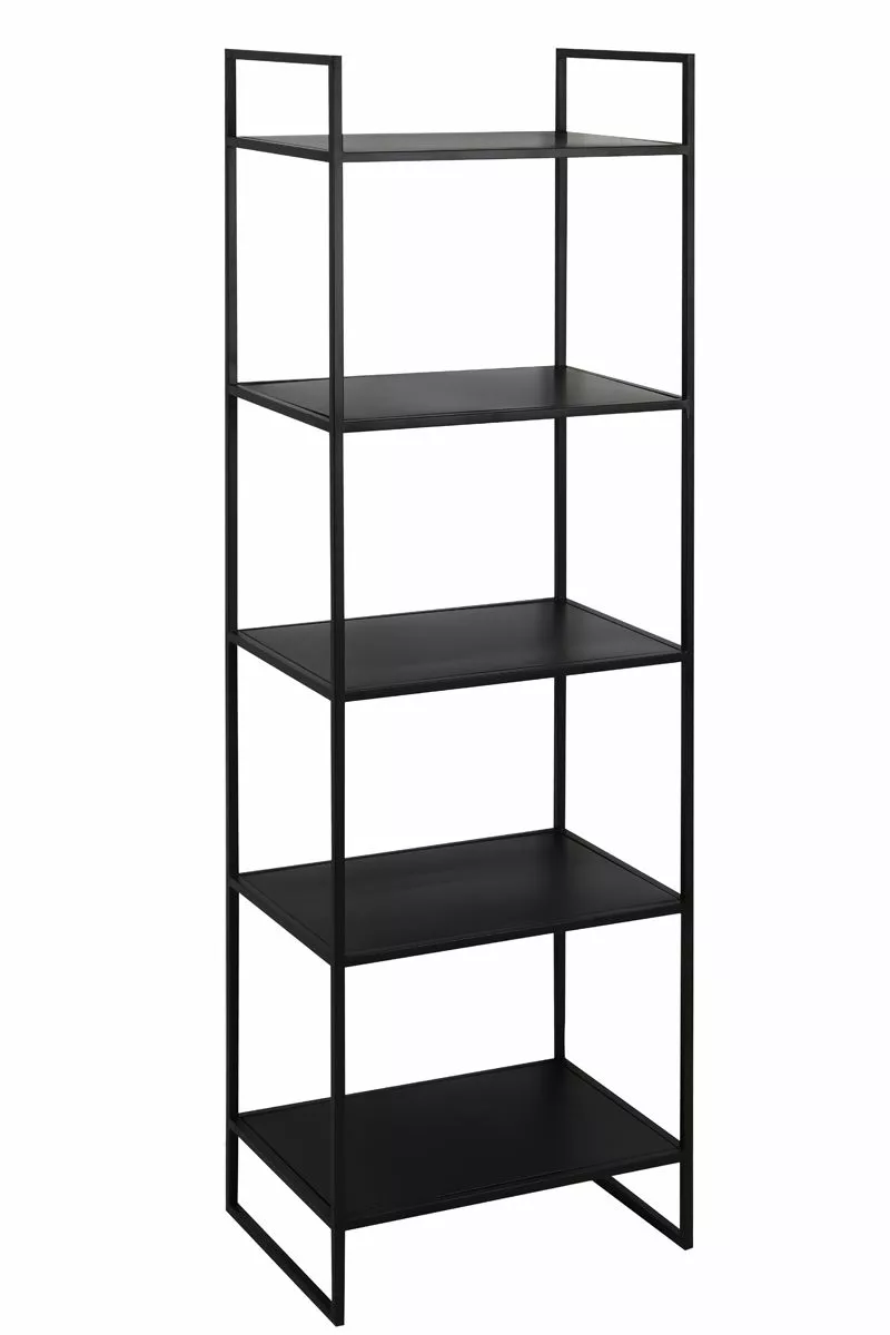 Kapea Musta Metallihylly Mariki 1 Kapea Musta Metallihylly Mariki