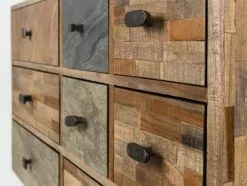 Laatikkolipasto San -Default Template 4 puinen eteikaappi laatikoilla