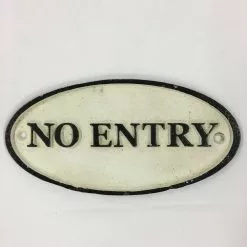 Rautakyltti No Entry Cs-14