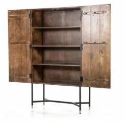 Ruskea Kaappi Kuviopaneeli Isa Br 95647 -Default Template 4 ruskea puukaappi kuvioidut ovet isa 90cm open2