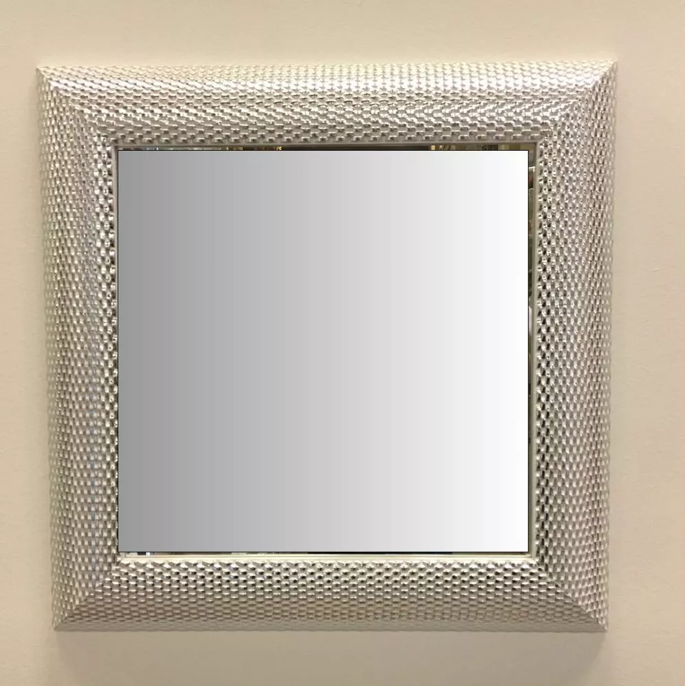 Valko-Hopeakehyksinen Peili 15-Kanye Sw7mf 3 Valko-Hopeakehyksinen Peili 15-Kanye Sw7mf - Image 3