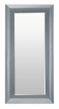 Valko-Hopeakehyksinen Peili 15-Kanye Sw27mf